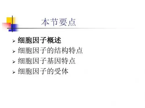 细胞因子newppt课件