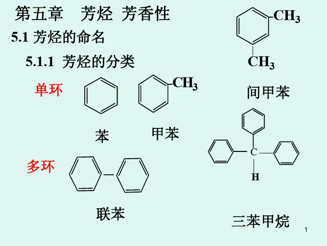 第五章_芳烃_芳香性