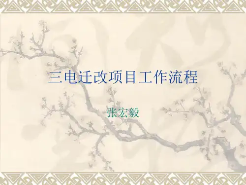 三电迁改项目工作流程