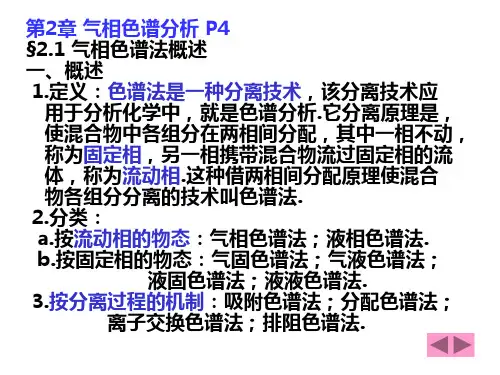 第2章 气相色谱分析法