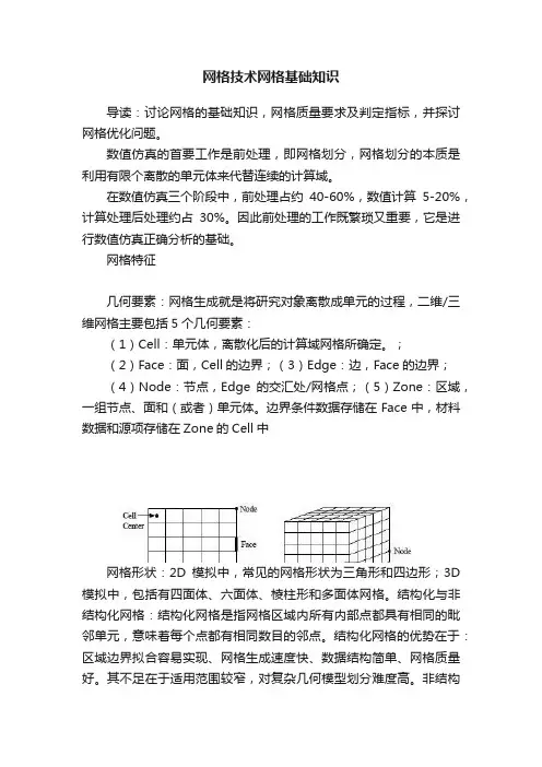 网格技术网格基础知识