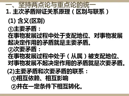 两点论与重点论相统一
