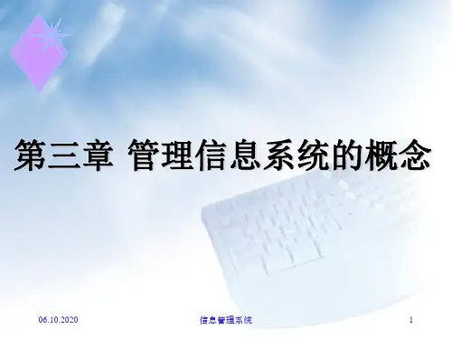 信息管理系统精品PPT课件