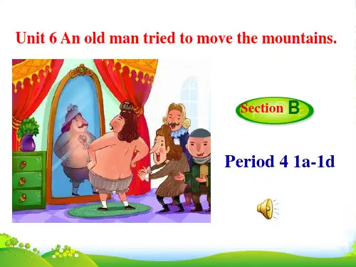 人教版八年级英语下册Unit 6 Section B (1a-1d)课件