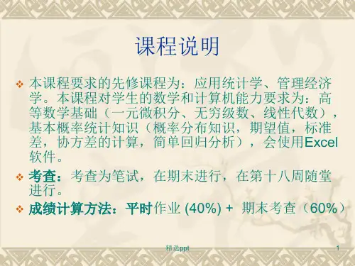 《投资理财导论》PPT课件