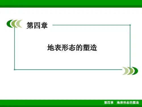 人教课标版高中地理必修1第四章《地表形态的塑造》复习提升课件(共31张PPT)
