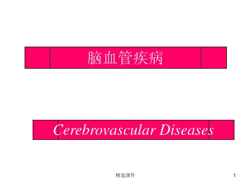 脑血管疾病及IA