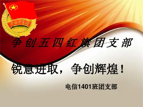 五四红旗团支部风采展示