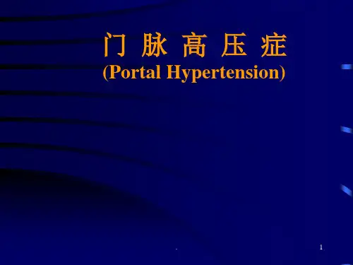 门脉高压症PPT课件