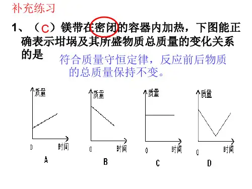 科粤2011课标版初中化学九年级上册第四章4.4 化学方程式(共18张PPT)