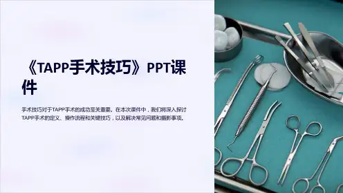 《TAPP手术技巧》课件