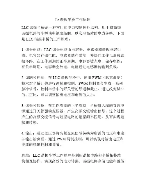 llc谐振半桥工作原理