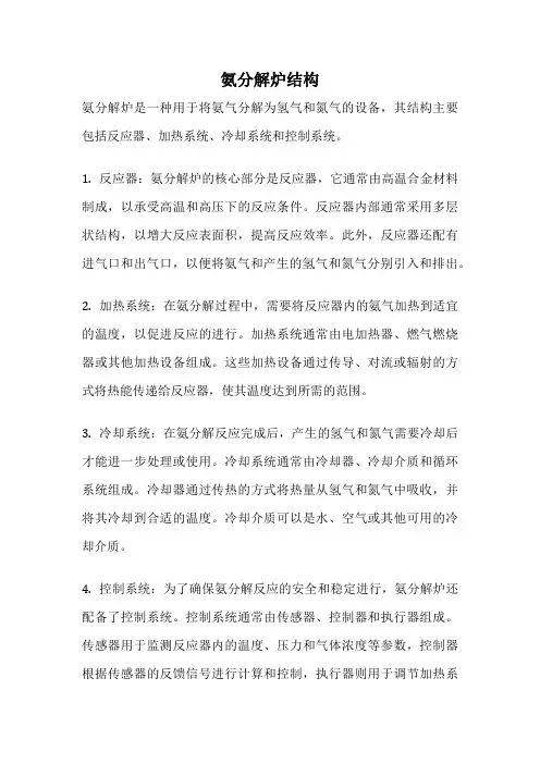 氨分解炉结构