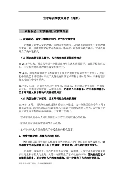 培训学校策划(招商)