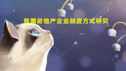 我国房地产企业融资方式研究