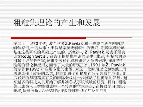 粗糙集概述