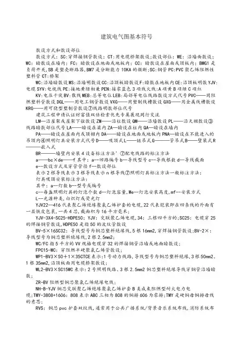 建筑电气图形符号
