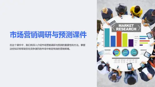 市场营销调研与预测课件