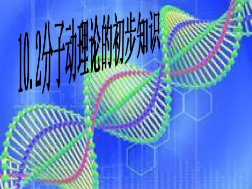10.2分子动理论的初步知识