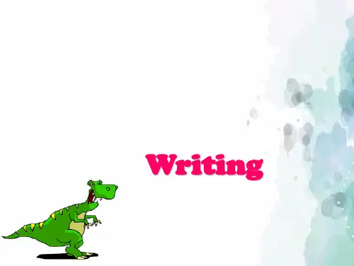 沪教牛津版-英语-八上-课件：U1 Writing