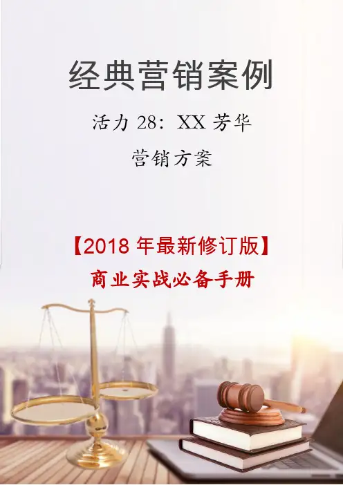 活力28：XX营销方案