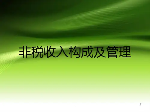 非税收入PPT课件