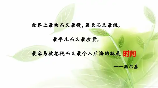 部编版六年级语文下册8《匆匆》课件(共22张PPT)