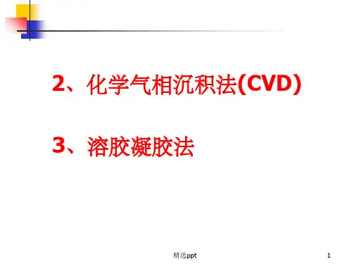 化学气相沉积法ppt课件