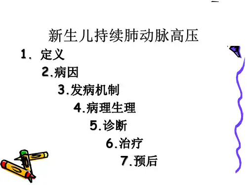 持续性肺动脉高压