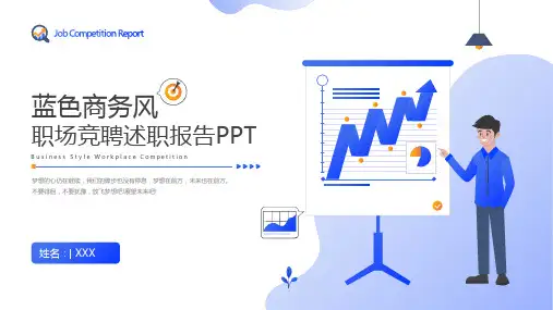 商务风职场竞聘述职报告PPT