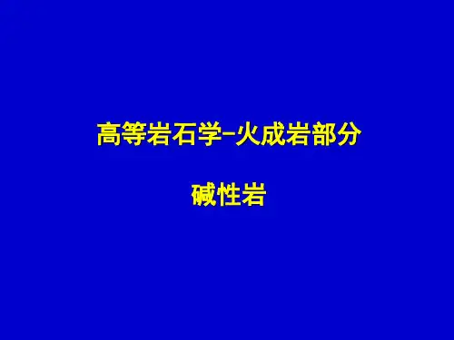 高等岩石学-碱性岩