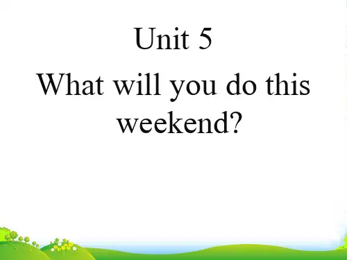 人教精通四年级英语下Unit5WhatwillyoudothisweekendLesson261