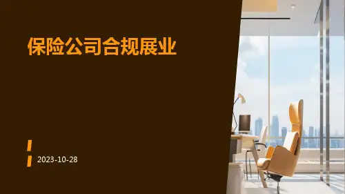 保险公司合规展业