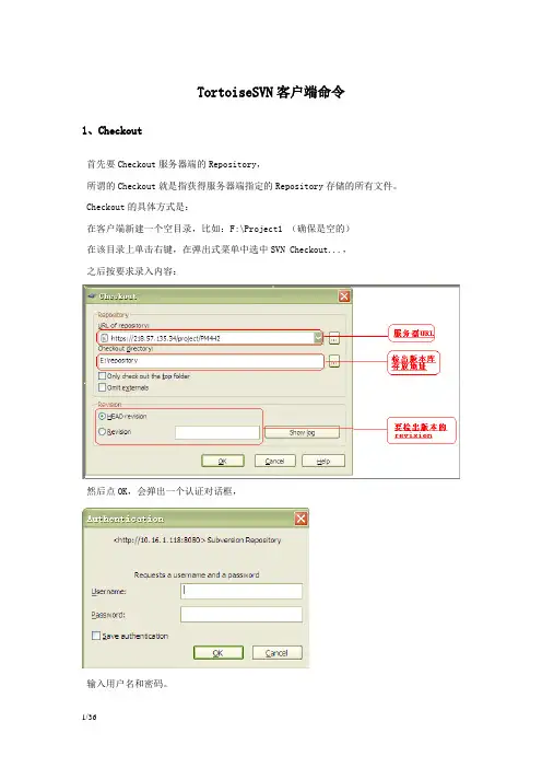 SVN客户端命令简介