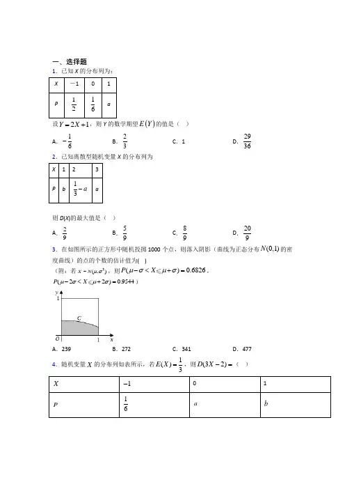 天津南华中学高中数学选修2-3第一章《计数原理》测试卷(含答案解析)
