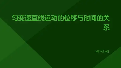 匀变速直线运动的位移与时间的关系ppt