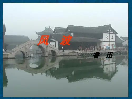 风波鲁迅PPT课件