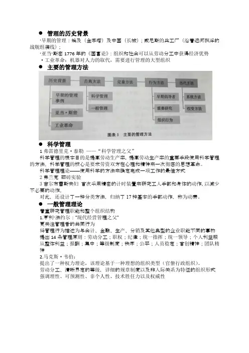 管理学罗宾斯(第11版)附加模块一知识.doc