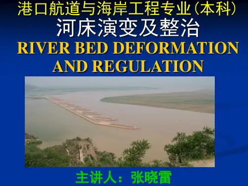 第二三章_河床演变的基本原理
