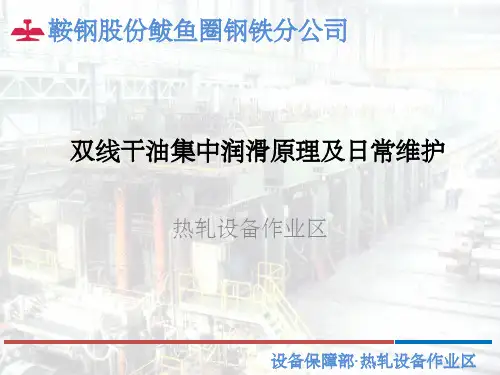 双线干油润滑原理 ppt