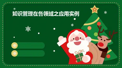 知识管理在各领域之应用实例(PPT)