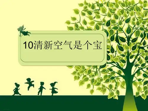 【部编版】新《清新空气是个宝》PPT-上课课件1