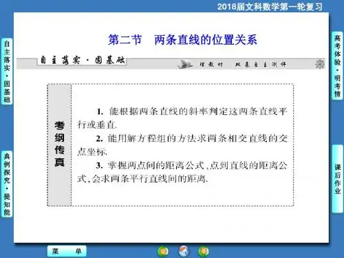 两条直线的位置关系 (2)