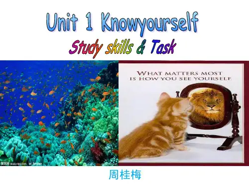 牛津译林版九年级英语unit1knowyourselfstudyskills