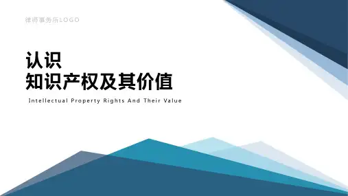 知识产权相关介绍类PPT模板