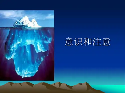 普通心理学意识和注意