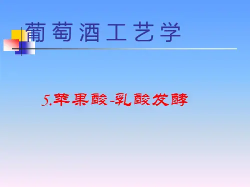 苹果酸-乳酸发酵