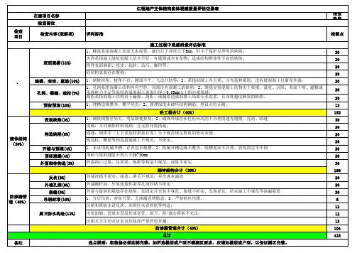 主体观感标准
