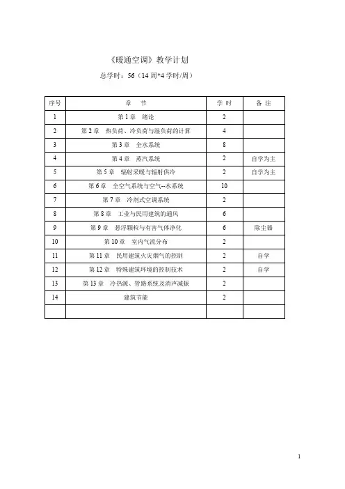 《暖通空调》讲义[1]