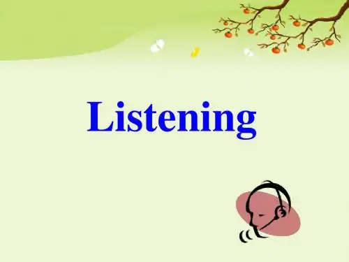 英语必修Ⅱ外研版Module5课件(共23张)listening